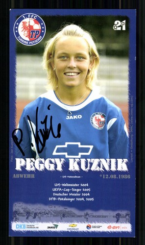 Peggy kuznik autogrammkarte - autogrammkarte, 1
