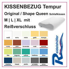 Kissenbezug für Tempur Original od. Shape Queen (31 x 61 cm) mit Reißverschluß