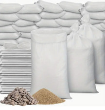 PP Gewebesäcke 60x100cm weiß Getreidesack Laubsack Sack Beutel Säcke SET1-100Stk