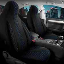 Pilot Sitzbezüge passend für BMW X3 G01 (Schwarz-Blau) | Vordersitze | Prime