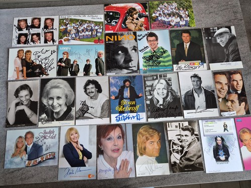 Autogrammsammlung 24x - ,