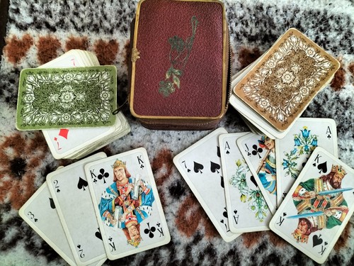 Antikes kartenspiel salon - kartenspiel,