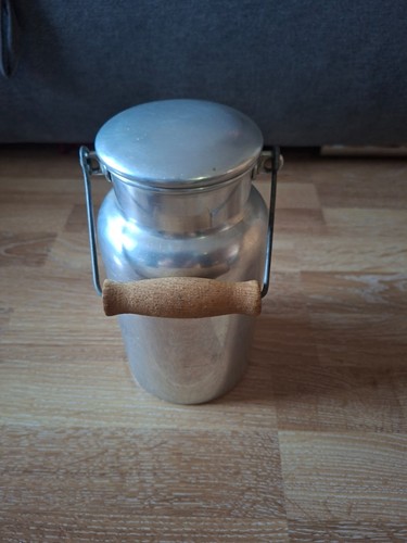 Alte vintage alu milchkanne - alu,