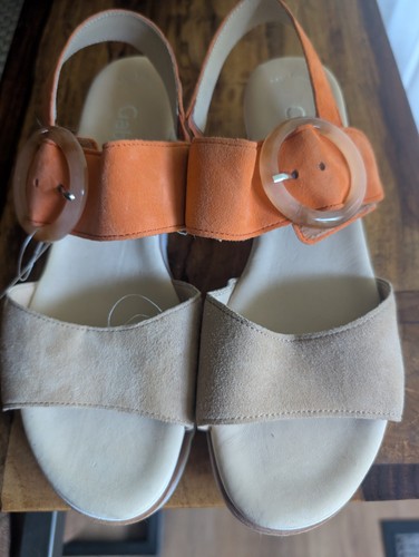 Orange beige sandalen von - orange,