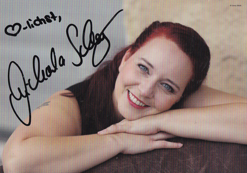 Autogramm michaela schober - autogramm,