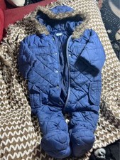 Blue Snow Suit 9-12 Months