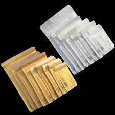 Luftpolster Versandtaschen A111 B12 C13 D14 E15 F16 G17 H18 J19 K20 CD Weiß Gold