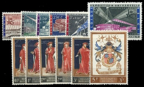 1958 belgien 1094 - 1094-99, u.a