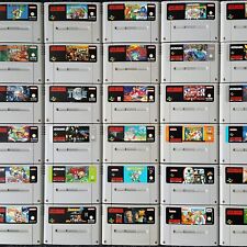 Super Nintendo SNES Spiele Auswahl Zelda Mario Kart Donkey Kong Metroid Turtles