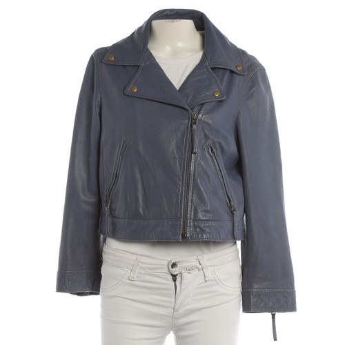 Closed lederjacke blau sehr - closed,