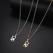 Halskette Katze Herz Tier