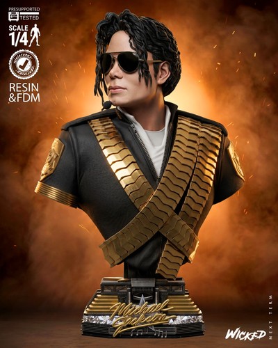 Michael jackson bust - michael, jackson,