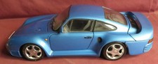 1986 BLUE PORSCHE 989,  1/18