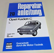 Reparaturanleitung / Handbuch - Opel Kadett C - Baujahre 1973 bis 1977
