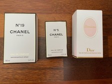 Parfüm Verpackungen für Sammler Chanel Nr.5 Chanel Nr.19 Diorissimo 3 Stk.