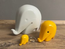 Set Drumbo Spardose Elefant mit Schlüssel, Porzellan Seltmann Weiden - neu