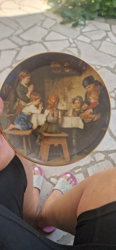Lilien porzellan sammelteller - porzellan,