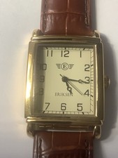 Quarz Armbanduhr im Art Deco