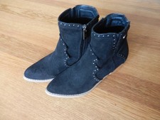 Siefelette * Damen Stiefel * schwarz im Western Style Gr. 38 Neuwertig