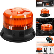 AnTom Warnleuchte Akku 9 Modi