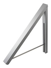 Gedotec Aufbau-Haken Kleiderhaken Garderobenhaken klappbar OVY 330 mm silber