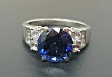 Vintage Marineblau Kristall