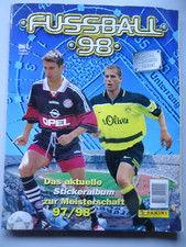 Panini Bundesliga  1998 Sammelalbum Bundesliga 98  Komplettes Album  Zustand gut