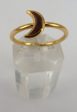 Neugablonz Dieter Knobloch: Kleiner Ring auch Kinderring Emaille Mond (102700)