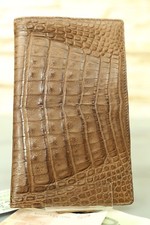 Brieftasche KRALLE - Echtes Kroko Leder! (IRV) NEU Wallet crocodile NEW 803