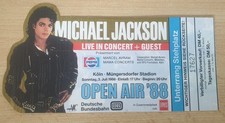 Konzertkarte Michael Jackson