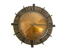Zentra Wanduhr Messing 1950