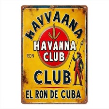 Blechschild Havanna Club Cuba