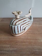 Holzwurm Keramikdose Wal, Keksdose