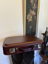 Vintage Seltener Holzkoffer