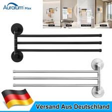 Edelstahl 3-armig Halter Handtuchhalter Handtuchstange Bad Wandhandtuchhalter