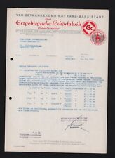 BOCKAU, Brief 1969, VEB Erzgebirgische Likör-Fabrik VEB Getränke-Kombinat K.-M.-