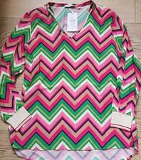 Tolle Rich & Royal Bluse Shirt Tunika Damen 38 V-Ausschnitt modische Bündchen 