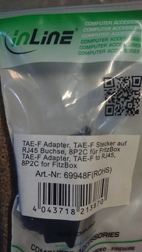Tae auf rj45 adapter - tae-f,