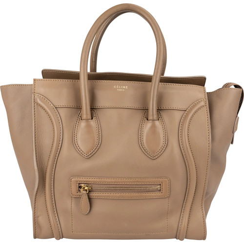 Céline brown calfskin leather - brown,