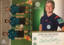 Autogramm christine baitinger - autogramm,