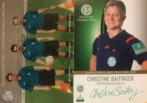 Autogramm christine baitinger - autogramm,
