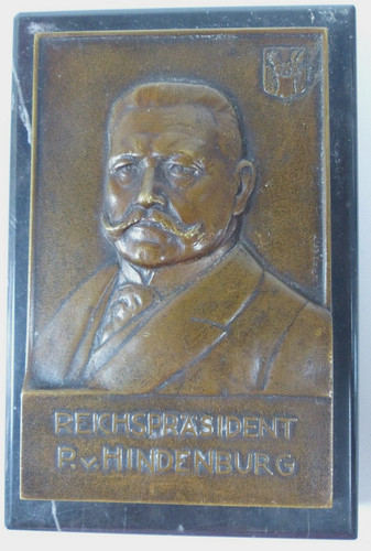 Bronze relief reichspräsident - relief,