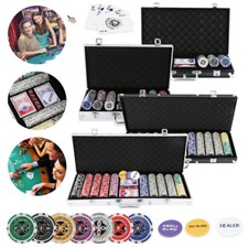 Pokerchips Plastik 300/500 Chips Laser Pokerchips Poker Pokerkoffer Pokerset