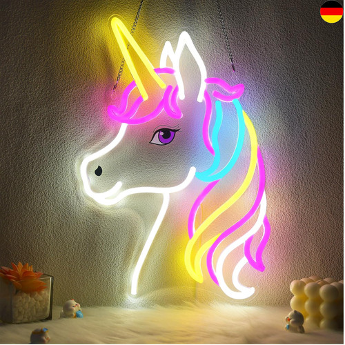 Einhorn neon schild - einhorn,
