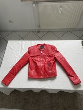 Kunstlederjacke Rot Größe