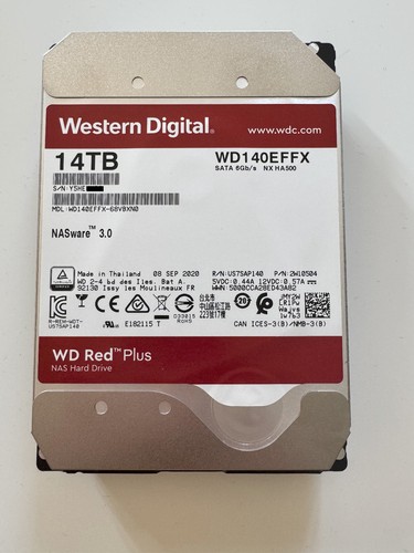 Red plus wd140effx 14tb - plus, hdd
