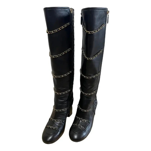 Chanel high boots - chanel,