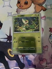 Pokémon Serpifeu 001/086 Meisterball Reverse Schwarze Blitze Deutsch NM 