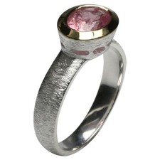 Gebürsteter 925er Silberring