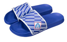 ALDI Aldiletten Badepantoletten Badelatschen Badesandalen Blau / Schwarz